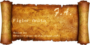 Figler Anita névjegykártya